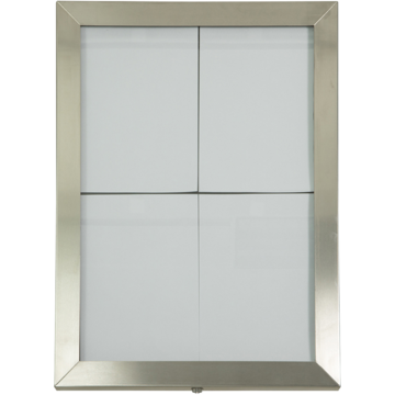 LED Info Display 4 x A4 Rustfr