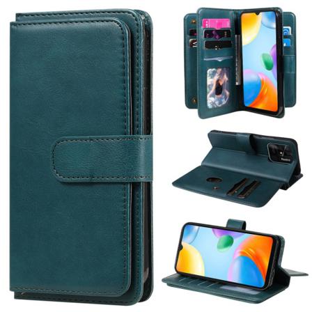 SKALO Xiaomi Redmi 10C 10-RUM Flip Cover - Grøn Green