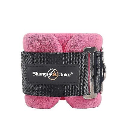 Fitnessudstyr Gym Ankelstrop Polstret Dobbelt D-ring Justerbar Ankelvægt Ben Træningsstøtte Sports Sikkerhed Outstander (1 stk. Pink)