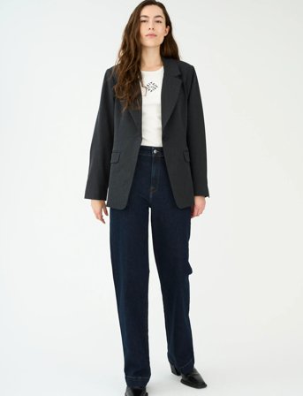 IVY Copenhagen Ivy-Augusta French Jeans Wash Undon - Navy - 30 x 32