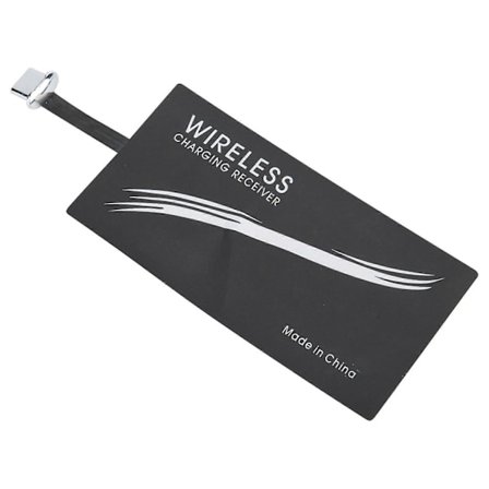 2 stk. Universal TypeC Trådløs Oplader Adapter Mobiltelefon Klistermærke Opladningsmodtager