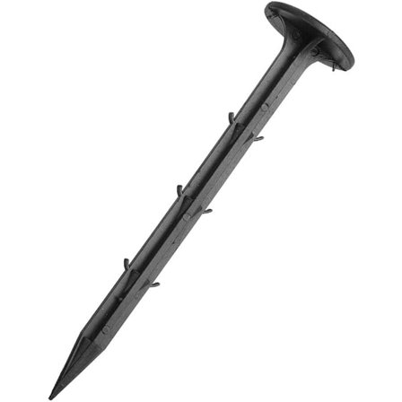 Pakke med 50 teltplugger i plast, harde teltplugger for teltplugger