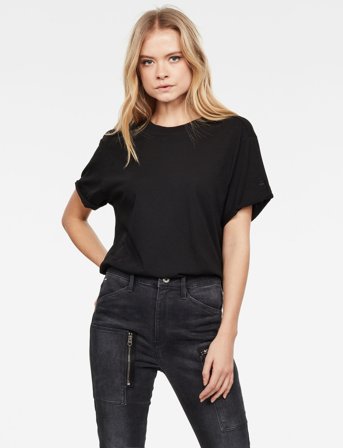 G-Star Lash Fem Loose R T S\S Wmn - Black - S