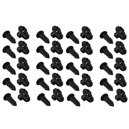 20 X muovinen kiinnitysklipsi 8 mm