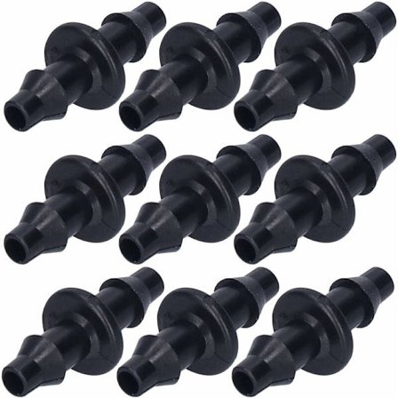 2-vägs slangkoppling, 20 st 4/7 2-vägs koppling droppbevattning