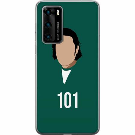 Huawei P40 Genomskinligt Skal Squid Game