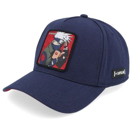 Capslab - Blå adjustable Keps - Naruto Kakashi Blue A-Frame Adjustable @ Hatstore