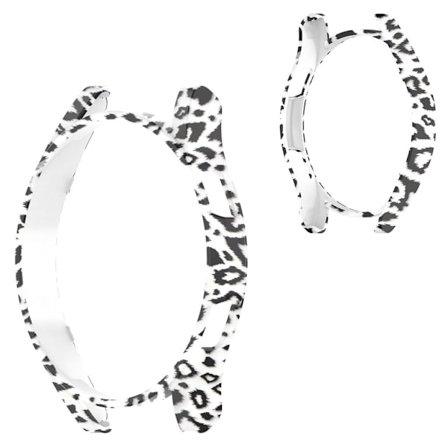 Samsung Galaxy Watch 4 Classic (46mm) skyddsfodral med unikt mönster - Vit Leopard