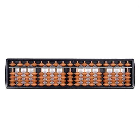 Galaxy Standard Abacus 25,4 cm Profesjonell 17-kolonne kalkulator (pedagogisk verktøy)