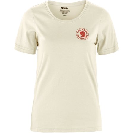 Fjällräven Women's 1960 Logo T-Shirt in Chalk White/Weiß, Bio-Baumwolle | Size: XL