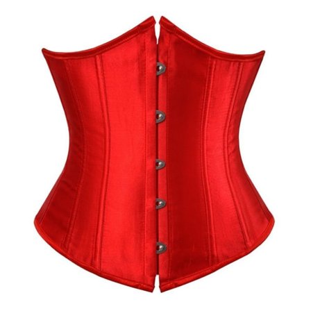 Underbust Korsett Corselett Undertøy RØD XL rød XL