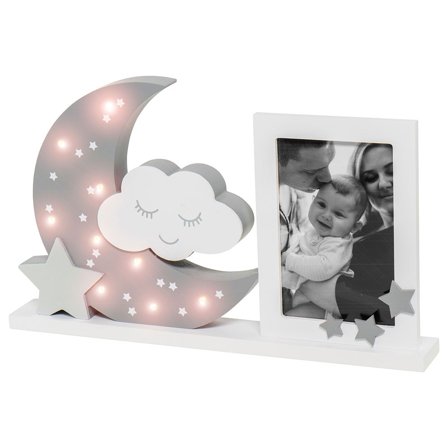 LED Halvmåne med Fotoramme