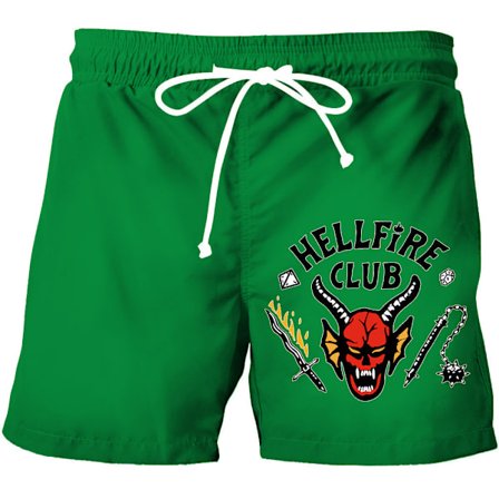 Stranger Things Casual Shorts | Lett Grafisk Sommershorts *DK-041662* Barn 140