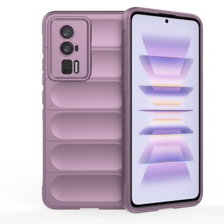 Mjukt greppformat Xiaomi Redmi K60 / Xiaomi Redmi K60 Pro skal - Lila