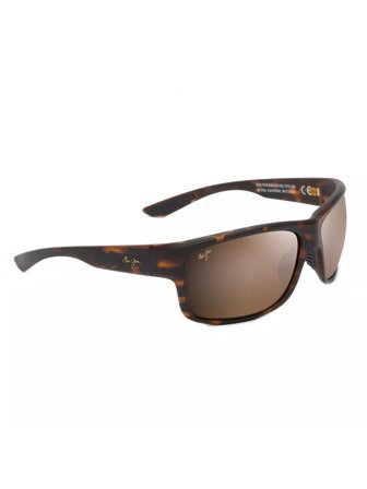 Maui Jim Men's sunglasses with a frame made of plastic in brown and lenses made of glass in brown