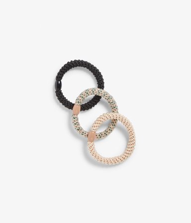 Kappahl | Hårsnoddar 3-pack | Svart