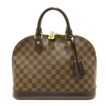 Louis Vuitton Vintage Pre-owned Canvas hndtasker Brun, Dame Vintage Tasker, Størrelse: ONE Size