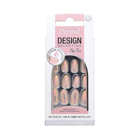 Depend Design Selection Oval Nord Unicorn Chrome, Makeup, Kunstige Negle Og Tilbehør, Kunstige Negle