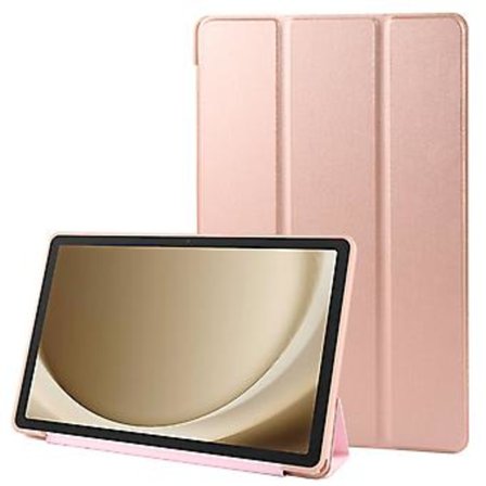 Tri-fold Läderfodral för Samsung Galaxy Tab A9+ (Roséguld)