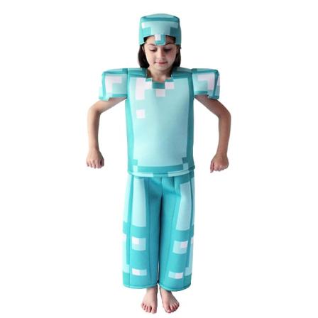 Minecrafts klassiske jumpsuit børnedragt_o L