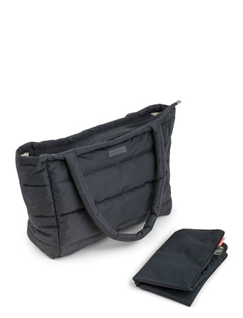 Done by Deer Quilted Changing Tote Bag Black - Black - ONE SIZE