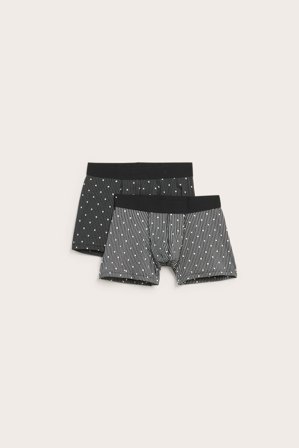 Kappahl | Majtki bokserki 2-pak | Czarne