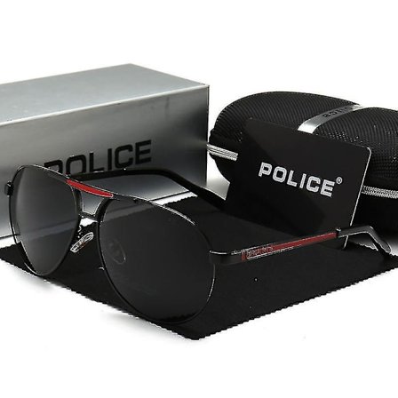 Poliisi Miesten Polaroid Uv400 Aurinkolasit Aviator Lasit Ajo Lasit (FMY)