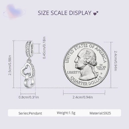 Hjärthänge 925 sterling silver pärla dubbel ring hjärta DIY hänge smyckesdesign