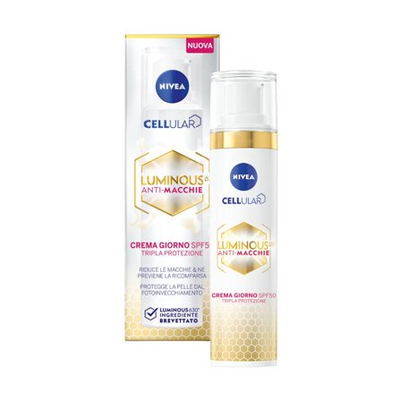 Nivea Luminous630 Crema Viso Giorno FP50 Antimacchia 40ml