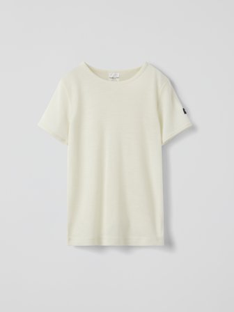 T-Shirt aus Merinowolle - 74|80 - kinderbekleidung - white - Polarn O. Pyret