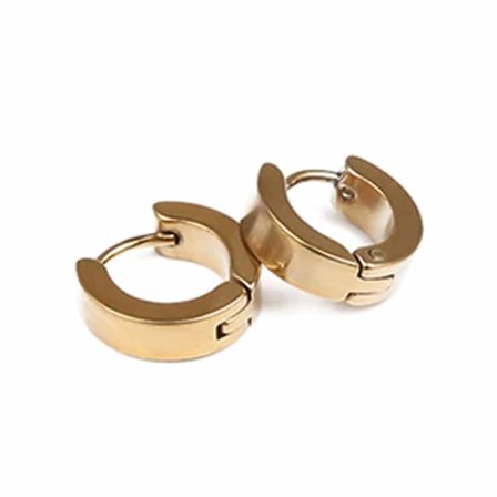 2-pakke guld piercing øreringe piercing smykker ring metal