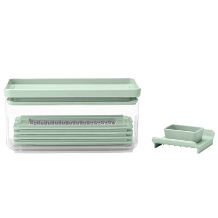 Brabantia Tasty+ skære- og rivejernssæt, lysegrøn - Jade green | KitchenOne