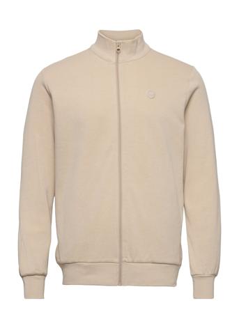 Track Sweat Jacket - Gots/Vegan Beige Knowledge Cotton Apparel