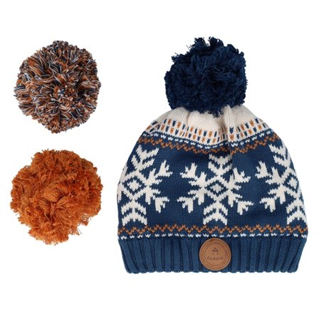 Kinder Cabaïa - Blau pom Mütze - Kinder Ipanema Navy Pom @ Hatstore