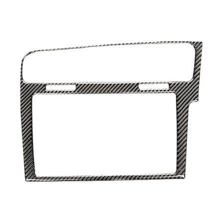 8 Tums Kolfiber Mib Ram Radiopanel Dekorativ Ram För 7 Mk7 Golf 7.5 Mk7.5 Skärm Båge