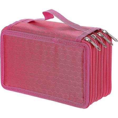 Färgpennfodral 72 Slot Pencil Organizer Bärbart case (svart) Tx