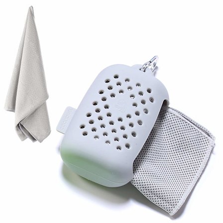 Køle håndklæde, 100x30 cm is håndklæde til nakken, blødt åndbart køligt håndklæde, hurtigtørrende fitness håndklæde til øjeblikkelig lindring, hold 