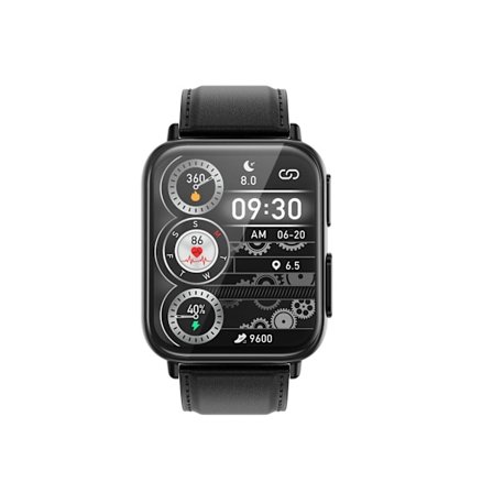 Smartwatches 1,91 tommer skærm IP68 vandtæt sort