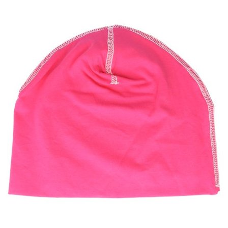 Beechfield - Rosa traditionalbeanie Beanie - Fuschia/White Hemsedal Cotton Beanie @ Hatstore