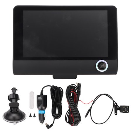 Bildekamera Kjøreopptak 4in Skjerm Dash Cam 1080P G-sensor 170° Vidvinkel Loop-opptak Bevegelsesdeteksjon DVR