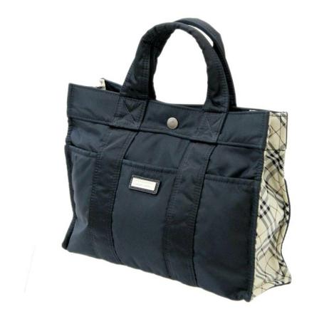 Burberry Vintage Tote Bags Blå, Dame Vintage Tasker, Størrelse: ONE Size