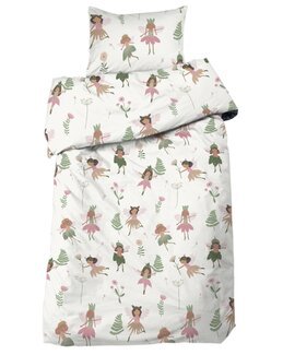 Påslakanset Älvor 2-delar Vit - Redlunds
