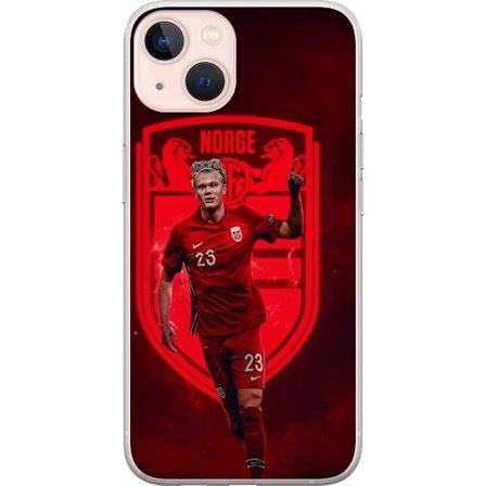Kompatibelt Mobildeksel til Apple iPhone 13 mini Erling Haaland Manchester City Norge fotball målmaskin angriper sterk fysikk fart og kliniske avslut