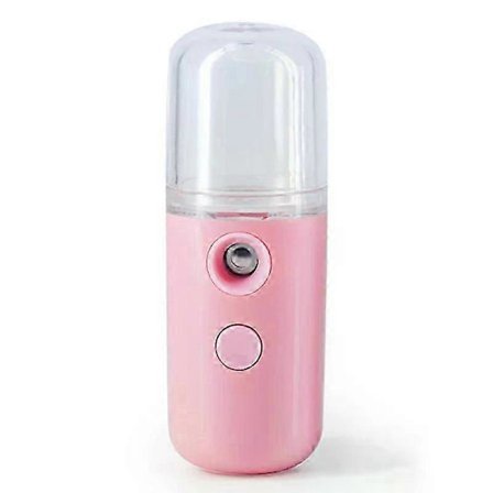 Ansiktsspray Nano Mist USB Uppladdningsbar Bärbar Vattenpåfyllare Cool Mist Maker Fogger Ansiktsvård Handhållen Mini Luftfuktare