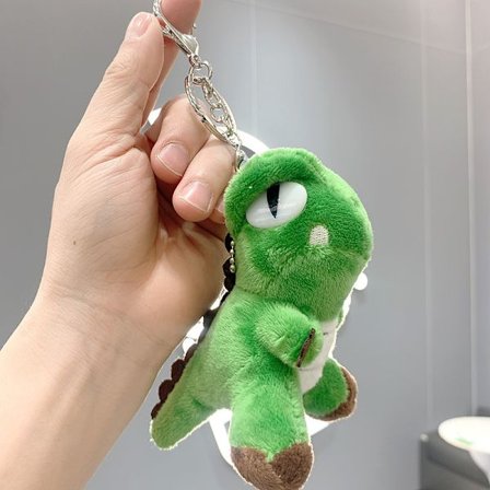 Sød lille dukke, par taske vedhæng, plyslegetøj dukke nøglering, dukke hæng