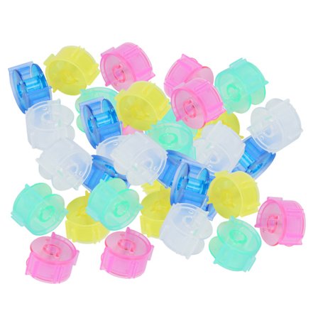 100 stk. spolesikringsklips - Anti-dråbe spoleopbevaring - Tilbehør til symaskiner