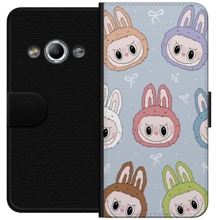 Kompatibelt Lommeboketui til Samsung Galaxy Xcover 3 Kawaii kaniner i søtt mønster