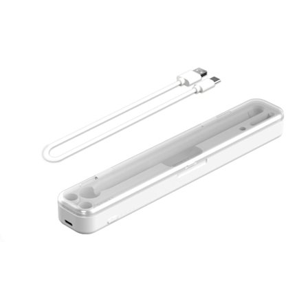 2-i-1 Trådbunden + Magnetisk Trådlös Laddaradapter Laddningsförvaringsbox Skyddsfodral för Pencil 1/2 Tillbehör