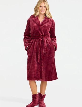 Damella of Sweden Robe - Burgundy - L