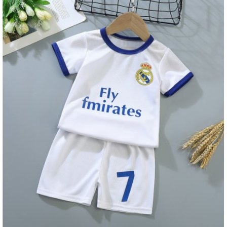 Fc Barcelona Barn Uniform Fotbollströja Träning Kortärmad Toppar Baby b